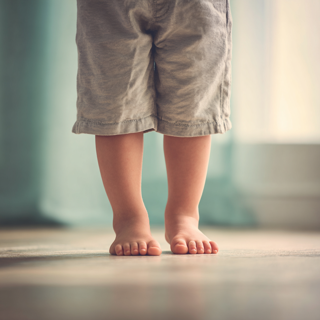 Kinderbeine nach einem Wachstumslenkenden Eingriff.